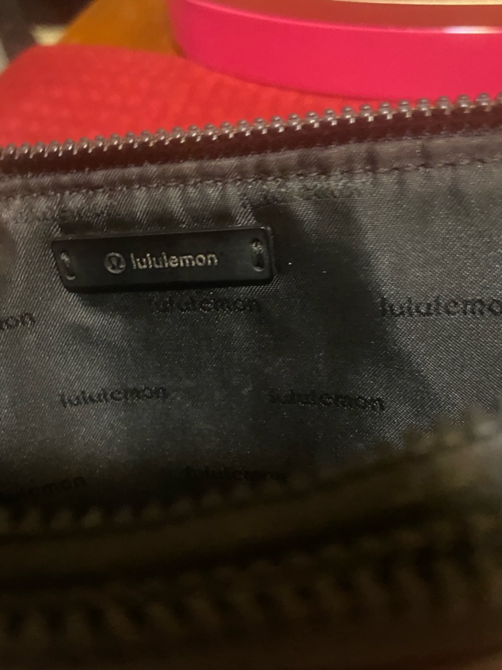 lululemon athletica Double Zip Black Camo Wristlet - Picture 5 of 9